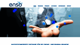 What Enso-software.com website looked like in 2021 (3 years ago)