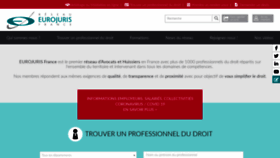 What Eurojuris.fr website looked like in 2021 (2 years ago)