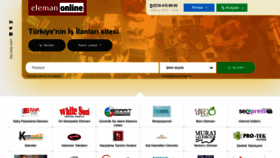 What Elemanonline.com.tr website looked like in 2021 (2 years ago)