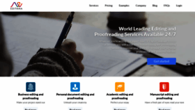 What Editana.com website looked like in 2021 (3 years ago)