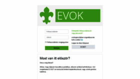 What Evok.cserkesz.hu website looked like in 2021 (2 years ago)