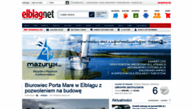 What Elblag.net website looked like in 2021 (2 years ago)