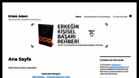 What Erkekadam.org website looked like in 2021 (2 years ago)