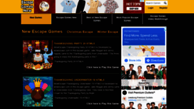 What Escapegamesnew.com website looked like in 2021 (2 years ago)