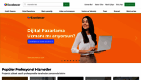 What Excelancer.com website looked like in 2021 (3 years ago)