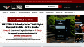 What Eaglesixgear.com website looked like in 2021 (2 years ago)