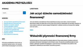 What Eureko-akademiaprzyszlosci.pl website looked like in 2021 (2 years ago)