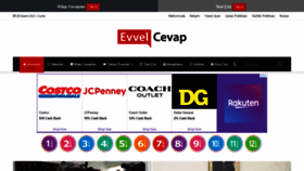 What Evvelcevap.com website looked like in 2021 (2 years ago)