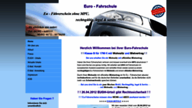 What Euro-fahrschule.com website looked like in 2021 (2 years ago)