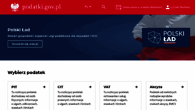 What E-deklaracje.gov.pl website looked like in 2021 (2 years ago)