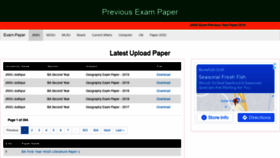What Exam-paper.in website looked like in 2021 (2 years ago)