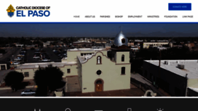 What Elpasodiocese.org website looked like in 2021 (2 years ago)