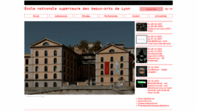 What Ensba-lyon.fr website looked like in 2021 (2 years ago)