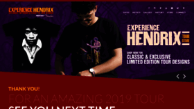 What Experiencehendrixtour.com website looked like in 2021 (2 years ago)