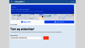 What Esanlamlisi.net website looked like in 2021 (3 years ago)