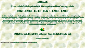 What Emkc.de website looked like in 2021 (3 years ago)