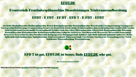 What Efdt.de website looked like in 2021 (2 years ago)