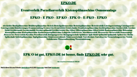 What Epko.de website looked like in 2021 (2 years ago)