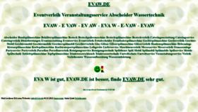 What Evaw.de website looked like in 2021 (3 years ago)