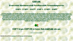 What Empv.de website looked like in 2021 (2 years ago)