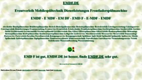 What Emdf.de website looked like in 2021 (2 years ago)