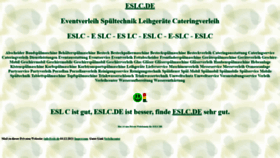 What Eslc.de website looked like in 2021 (2 years ago)