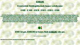 What Emii.de website looked like in 2021 (2 years ago)