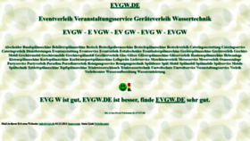 What Evgw.de website looked like in 2021 (4 years ago)