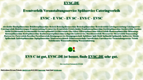 What Evsc.de website looked like in 2021 (2 years ago)