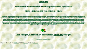 What Ebhs.de website looked like in 2021 (2 years ago)