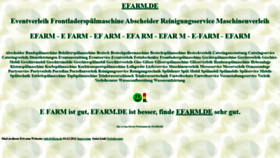 What Efarm.de website looked like in 2021 (2 years ago)