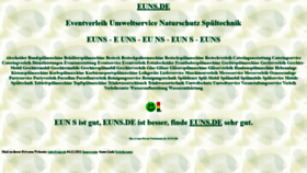 What Euns.de website looked like in 2021 (2 years ago)