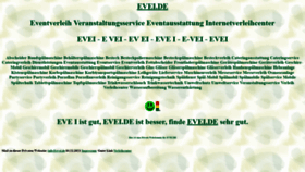 What Evei.de website looked like in 2021 (2 years ago)