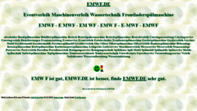 What Emwf.de website looked like in 2021 (2 years ago)