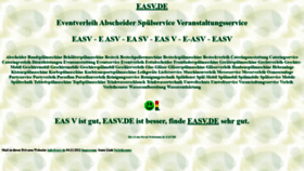 What Easv.de website looked like in 2021 (4 years ago)