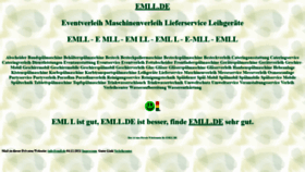 What Emll.de website looked like in 2021 (2 years ago)