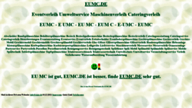 What Eumc.de website looked like in 2021 (2 years ago)