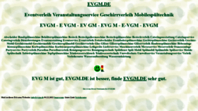 What Evgm.de website looked like in 2021 (2 years ago)