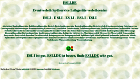 What Esli.de website looked like in 2021 (2 years ago)
