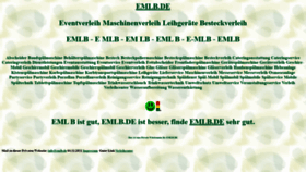What Emlb.de website looked like in 2021 (2 years ago)