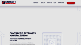 What Entechelectronics.com.au website looked like in 2021 (2 years ago)