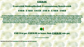 What Emeb.de website looked like in 2021 (2 years ago)
