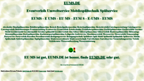 What Eums.de website looked like in 2021 (2 years ago)