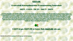 What Eken.de website looked like in 2021 (2 years ago)