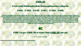 What Emhl.de website looked like in 2021 (2 years ago)