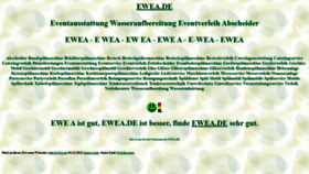 What Ewea.de website looked like in 2021 (2 years ago)