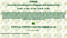 What Evrm.de website looked like in 2021 (2 years ago)
