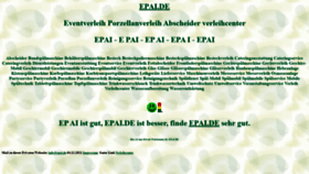What Epai.de website looked like in 2021 (3 years ago)