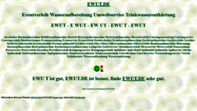 What Ewut.de website looked like in 2021 (2 years ago)