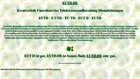What Eutd.de website looked like in 2021 (3 years ago)